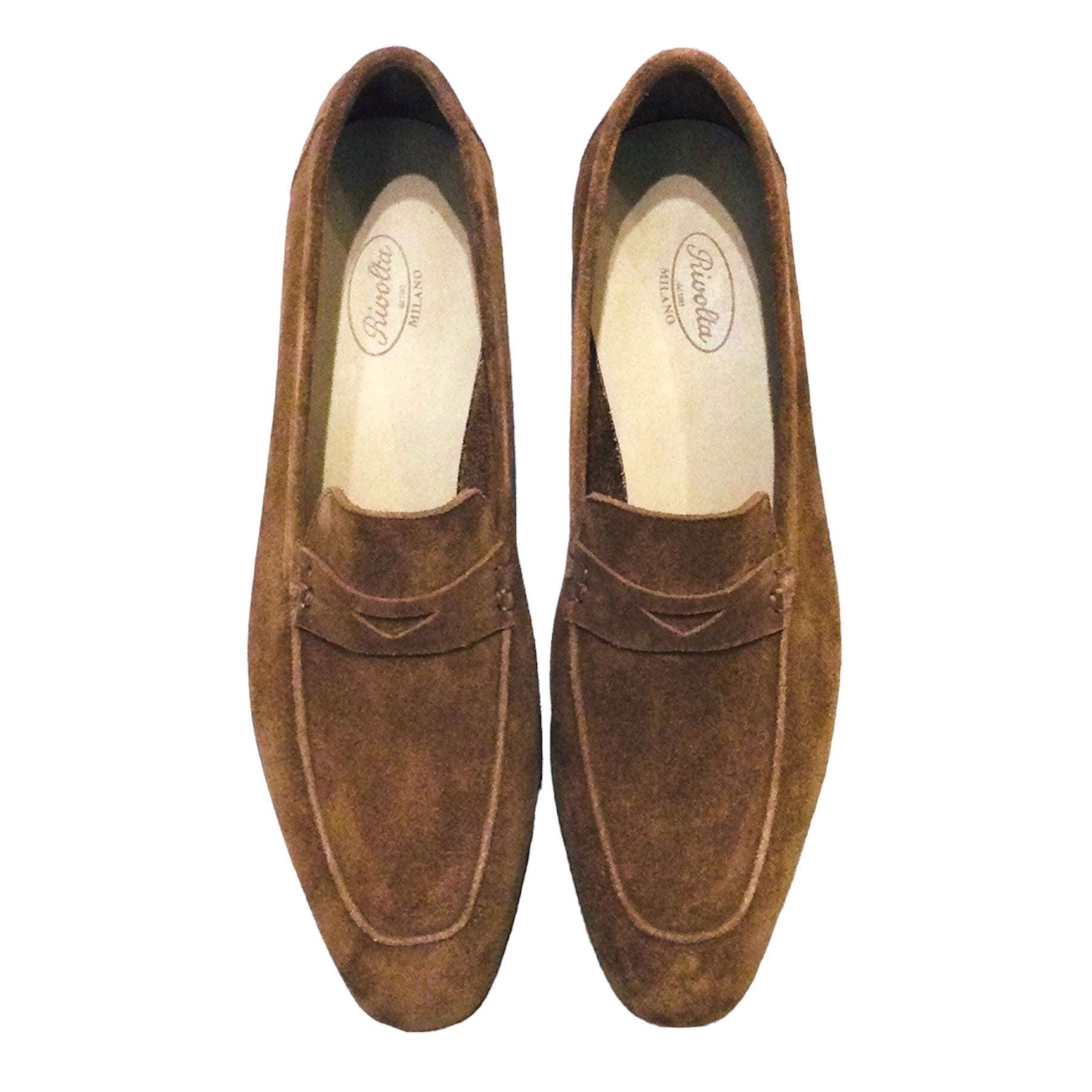 LOAFER UNLIND WITH PENNY STRAP SUEDE LEATHER - Rivolta 1883