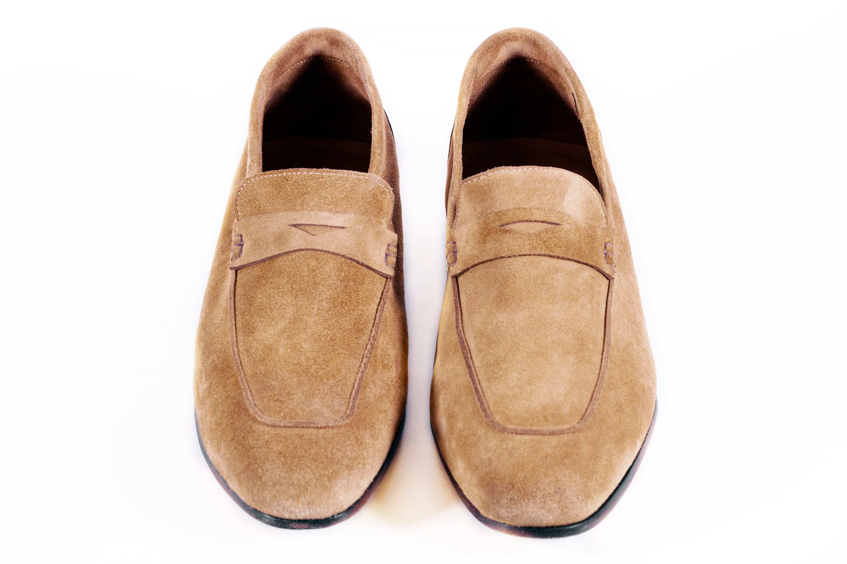 LOAFER UNLINED WITH PENNY STRAP SUEDE LEATHER - Rivolta 1883
