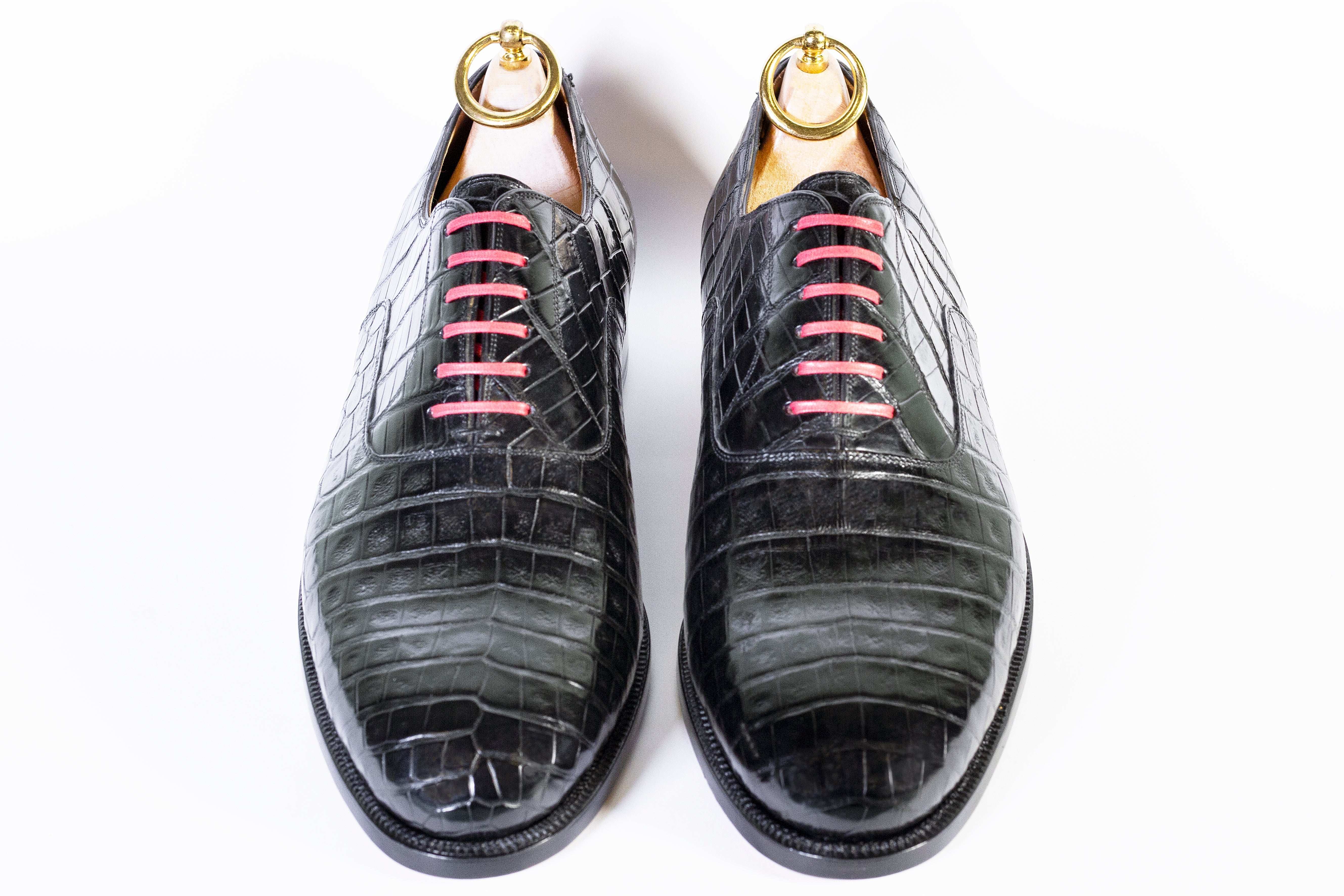 OXFORD PLAIN ALLIGATOR LEATHER - Rivolta 1883