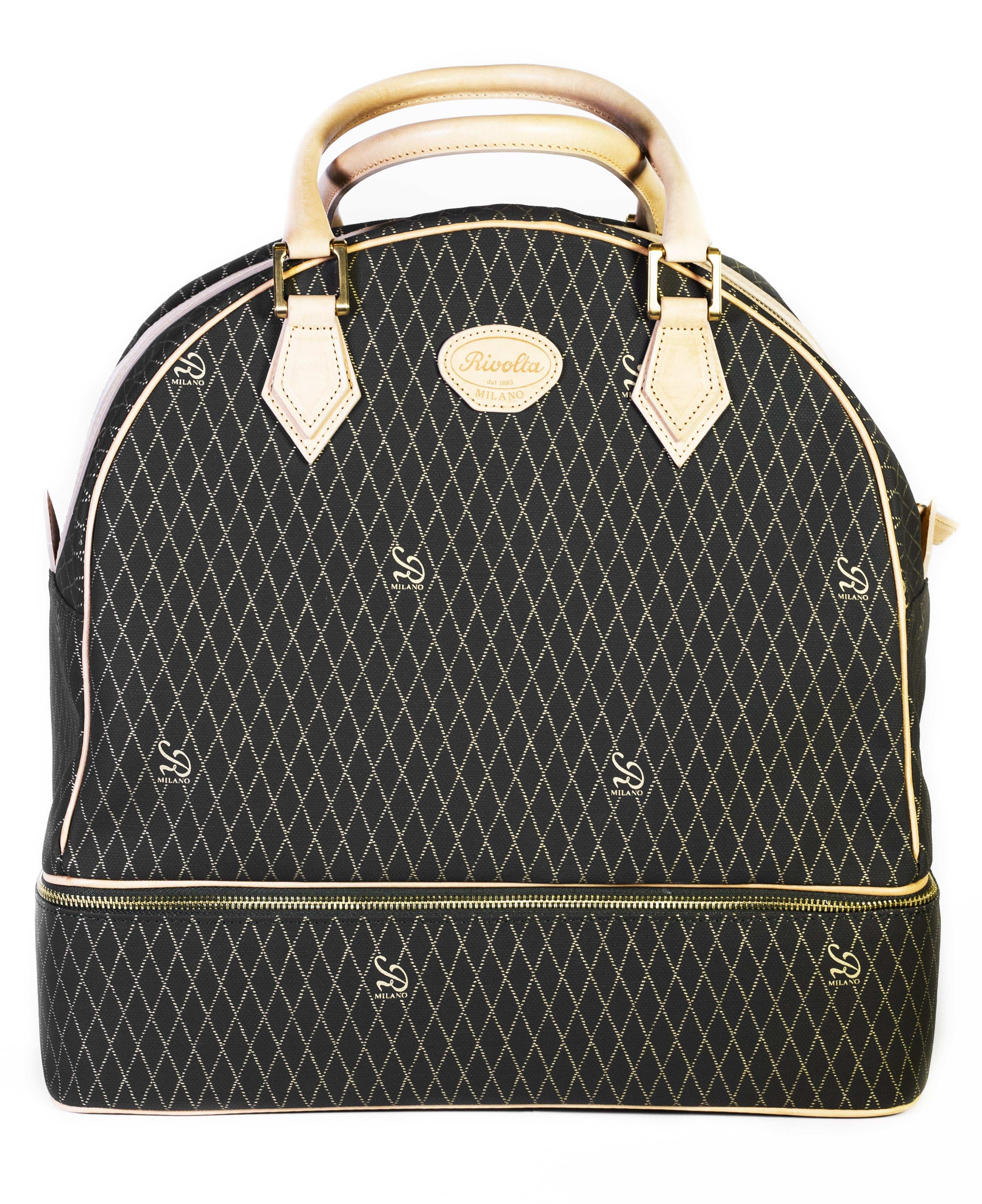 Travel Bag 48 H in rivolta texture and cotton fabric - Rivolta 1883