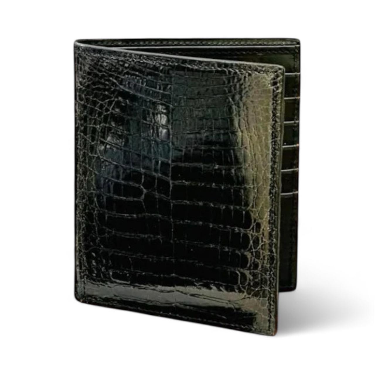 Vertical Crocodile Wallet