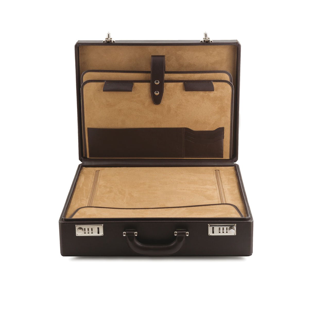 Attachè Case 48 h CALF LEATHER FOR TWO DOCUMENT HOLDER POCKETS - Rivolta 1883
