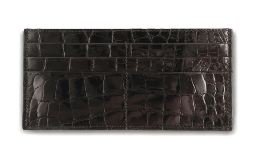 Large Horizontal GENUINE Crocodile Wallet - Rivolta 1883