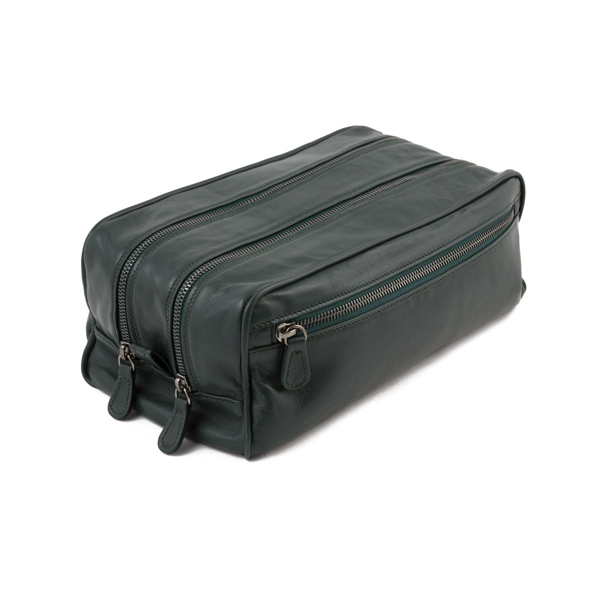 Large NecessaireLAMB NAPPA LEATHER TWO POCKET - Rivolta 1883