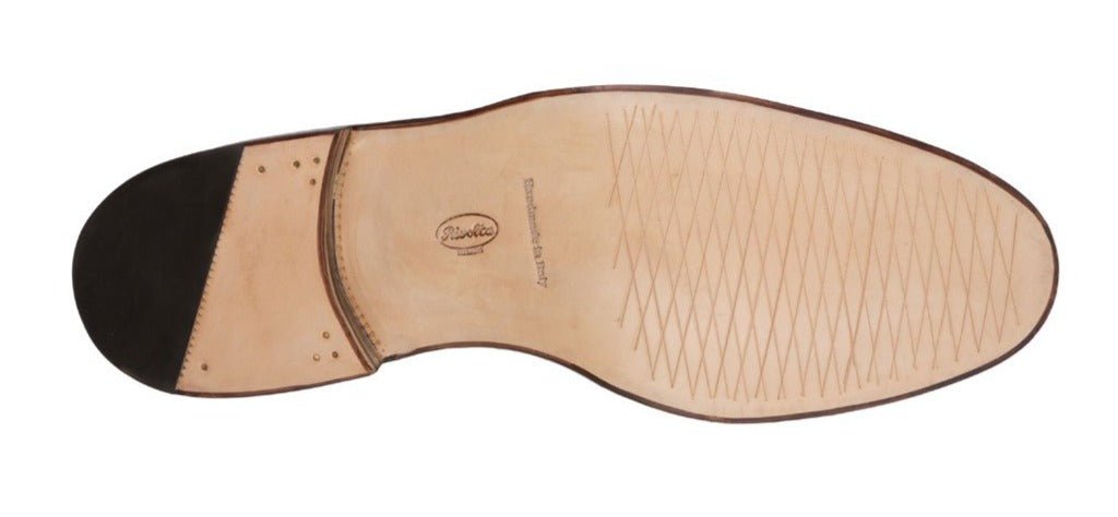 OZFORDFULL BROGUE WITH WING CAP IN SUEDE LEATHER HAND.WELTED GOODYEAR - Rivolta 1883