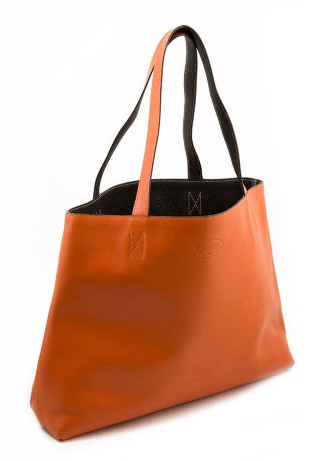 Shopping Bag Twin calf leather double face