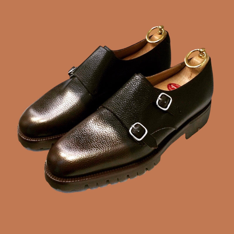 Double Buckle shoes made in Italy