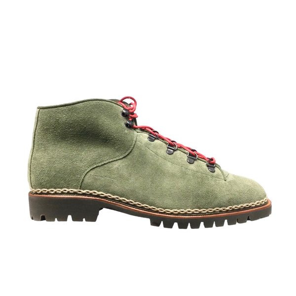 MONTAIN BOOT KUDU SUEDE LEATHER HAND WELTED NORWEGIAN STITCHES - Rivolta 1883