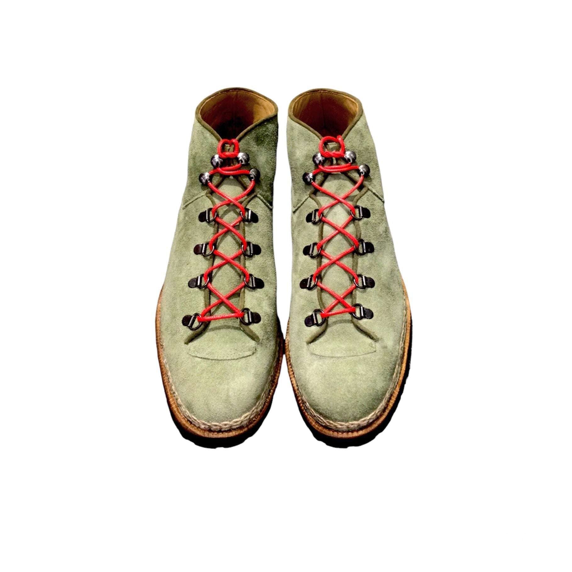 MONTAIN BOOT KUDU SUEDE LEATHER HAND WELTED NORWEGIAN STITCHES - Rivolta 1883