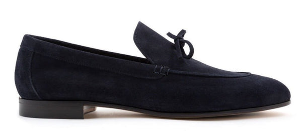 UNLINED LOAFER SUEDE LEATHER HAND WELTED BLAKE STITCHES