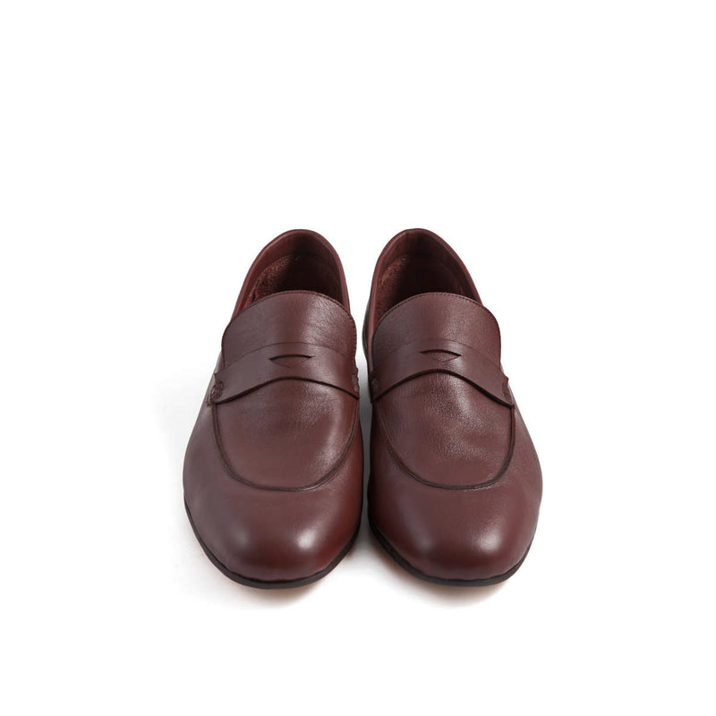 LOAFER UNLINED WITH PENNY STRAP CALF LEATHER