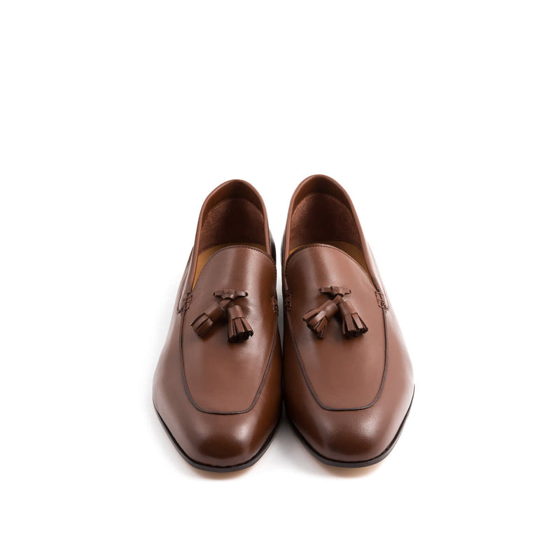LOAFER UNLINED WITH TASSELS CALF LEATHER