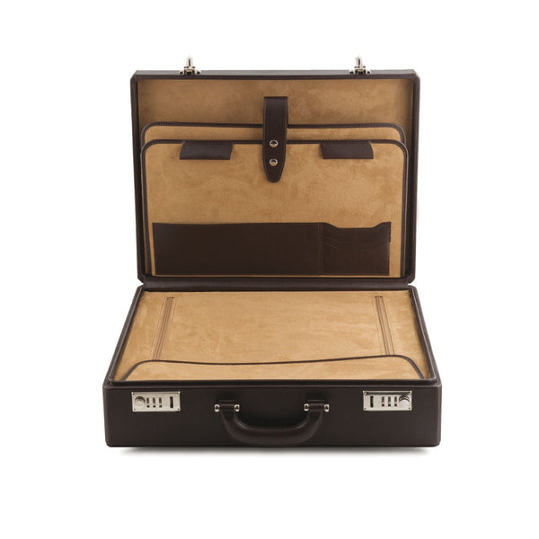 Attachè Case 48 h CALF LEATHER FOR TWO DOCUMENT HOLDER POCKETS - Rivolta 1883