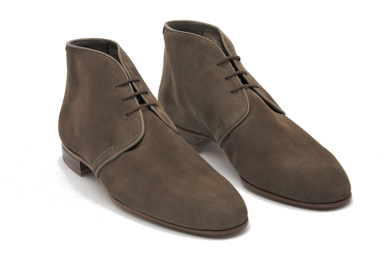 DESERT BOOT THREE EYELETS SUEDE LEATHER TUNDRA - Rivolta 1883