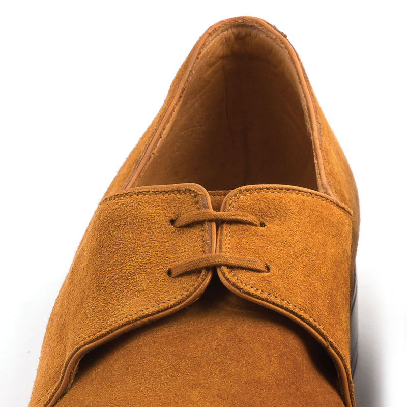 DERBY TWO EYELETS SUEDE LEATHER AND FULL GRAIN