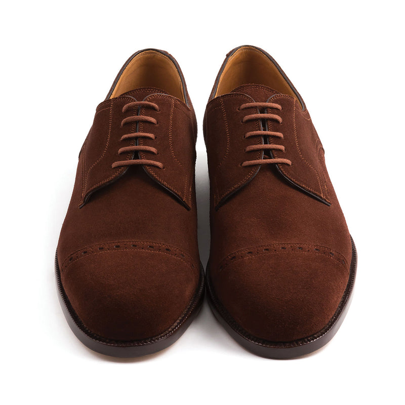 DERBY PLAIN FIVE EYELETS WITH TOE CAP