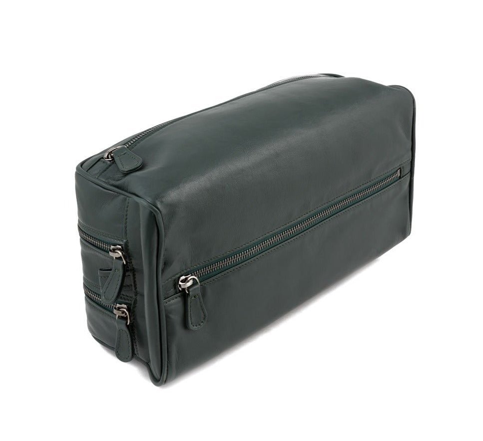 Large NecessaireLAMB NAPPA LEATHER TWO POCKET - Rivolta 1883