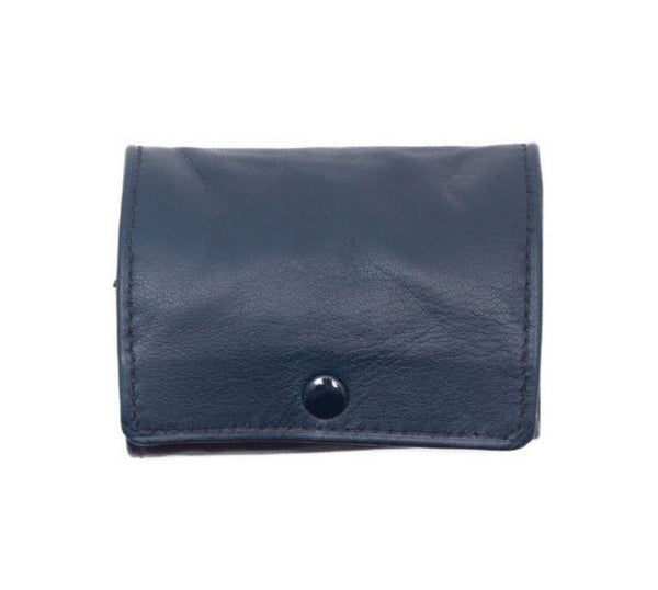 Leather Coin Purse IN NAPPA LAMB BUTTON CLOSING - Rivolta 1883