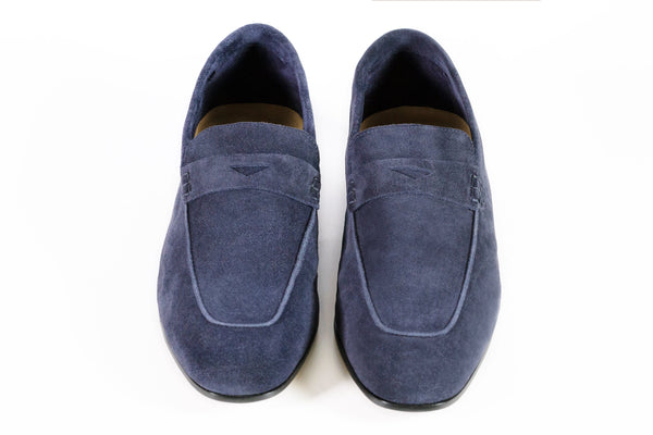 LOAFER UNLINED WITH PENNY STRAP SUEDE LEATHER - Rivolta 1883