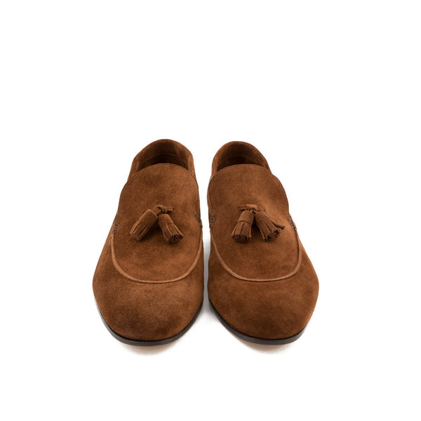 LOAFER UNLINED WITH TASSELS SUEDE LEATHER - Rivolta 1883