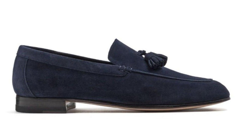 LOAFER UNLINED WITH TASSELS SUEDE LEATHER - Rivolta 1883