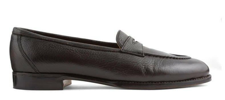 LOAFER WITH PENNY STRAP CALF LEATHER HAND WELTED BLAKE STITCHES - Rivolta 1883