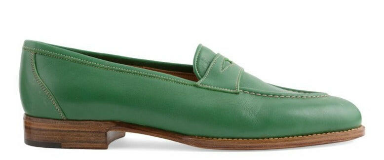 LOAFER WITH PENNY STRAP CALF LEATHER HAND WELTED BLAKE STITCHES - Rivolta 1883