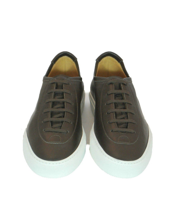 MyWay Oxford - Brown sneaker calf leather and stitches sole - Rivolta 1883