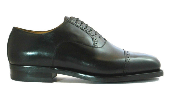 OXFORD SEMI - FULL BROGUE WITH TOE CAP CALF LEATHER - Rivolta 1883