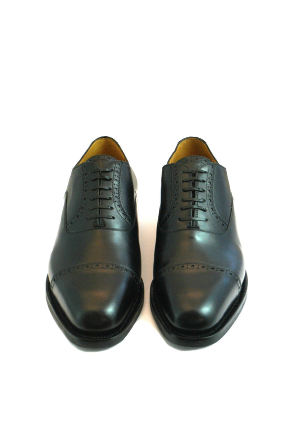 OXFORD SEMI - FULL BROGUE WITH TOE CAP CALF LEATHER - Rivolta 1883