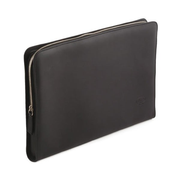 Leather Document Holder with Zip