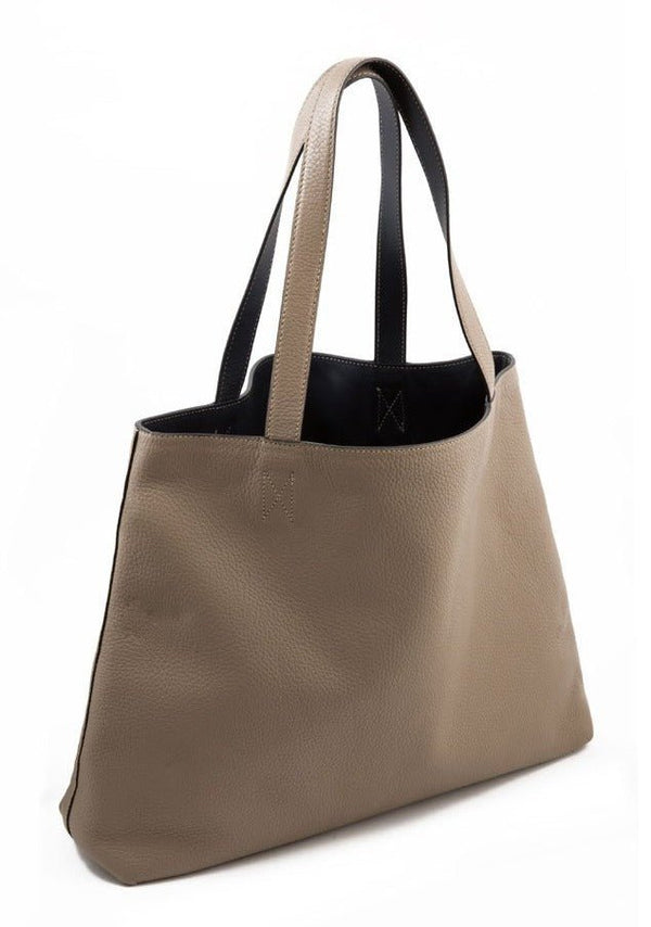 Shopping Bag Twin calf leather double face - Rivolta 1883