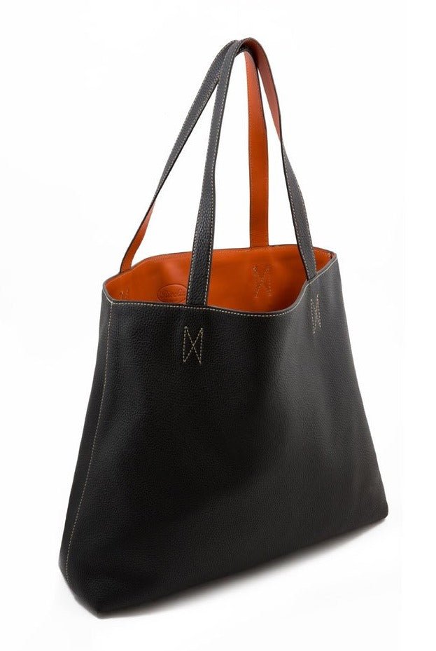 Shopping Bag Twin calf leather double face - Rivolta 1883