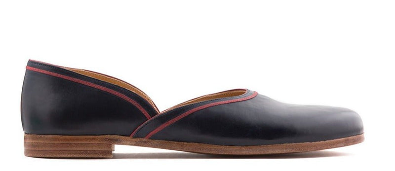 SLIPPER CLOSED HELL NAPPA CALF LEATHER HAND WELTED BLAKE STITCHES - Rivolta 1883