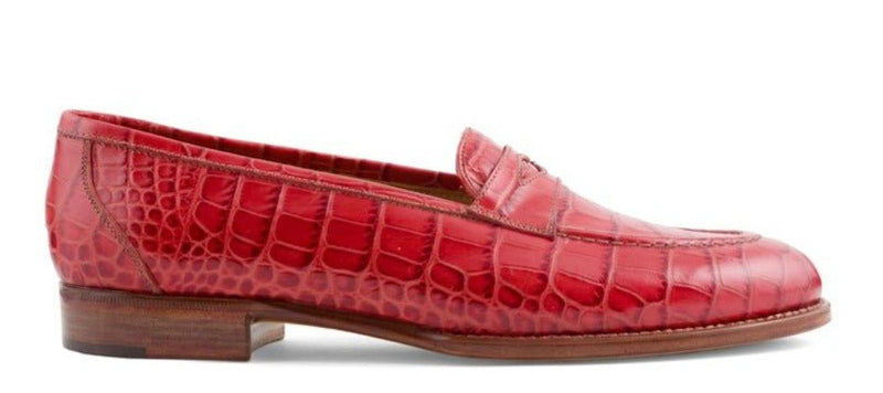 WOMAN LOAFER Calf imitation crocodile LEATHER - Rivolta 1883